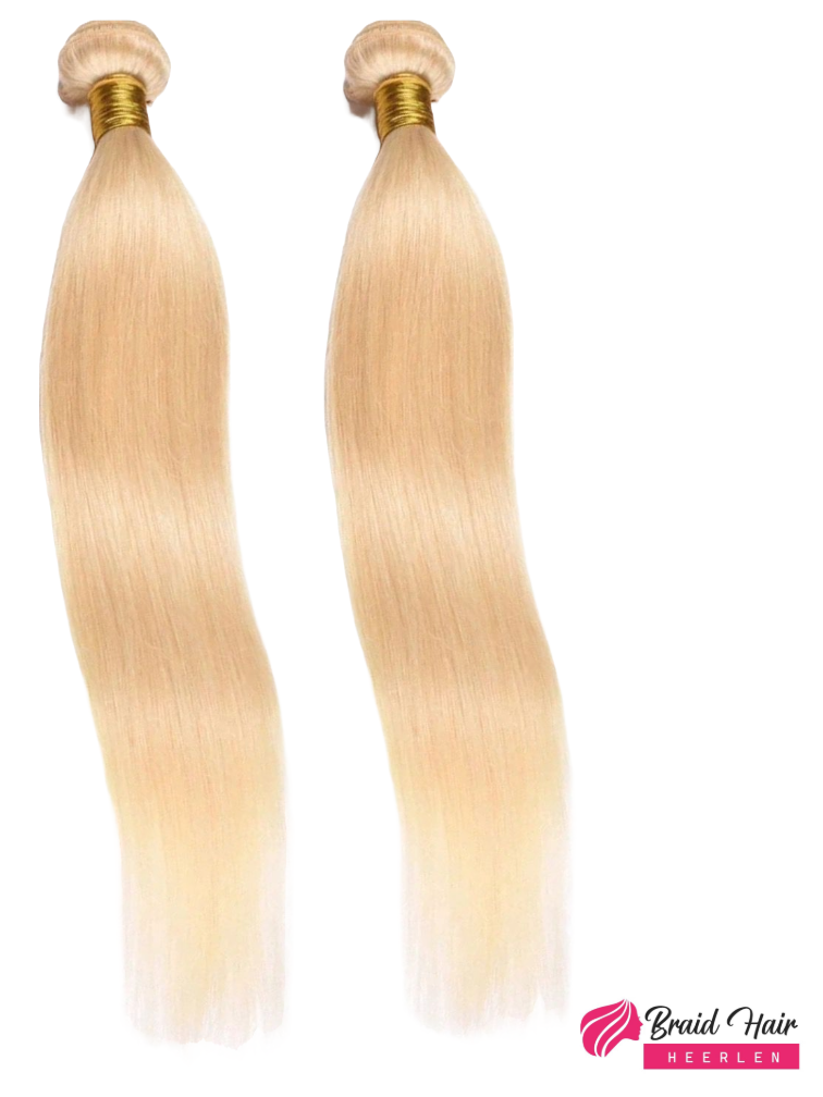 Weave van echt mensenhaar stijl blond (extra volume)