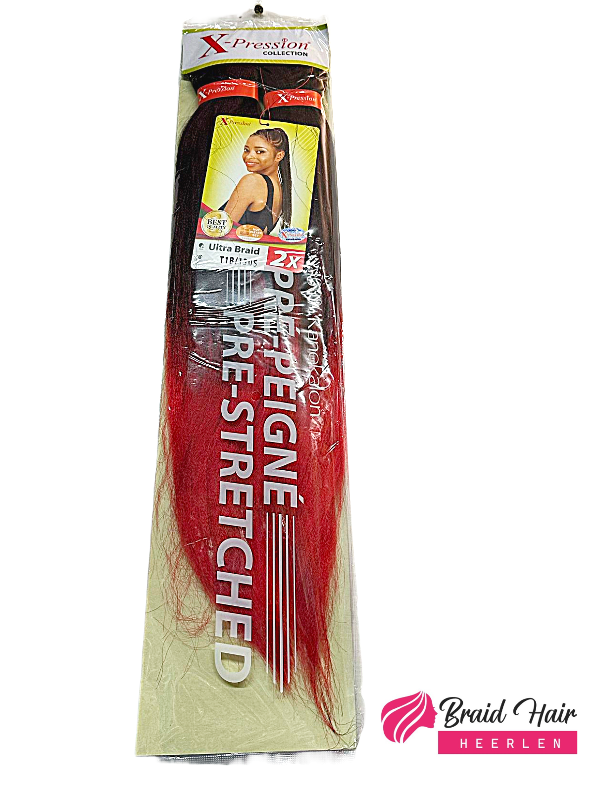 X-pression 2X Pre-Stretched Braid 46'' T1B/130S