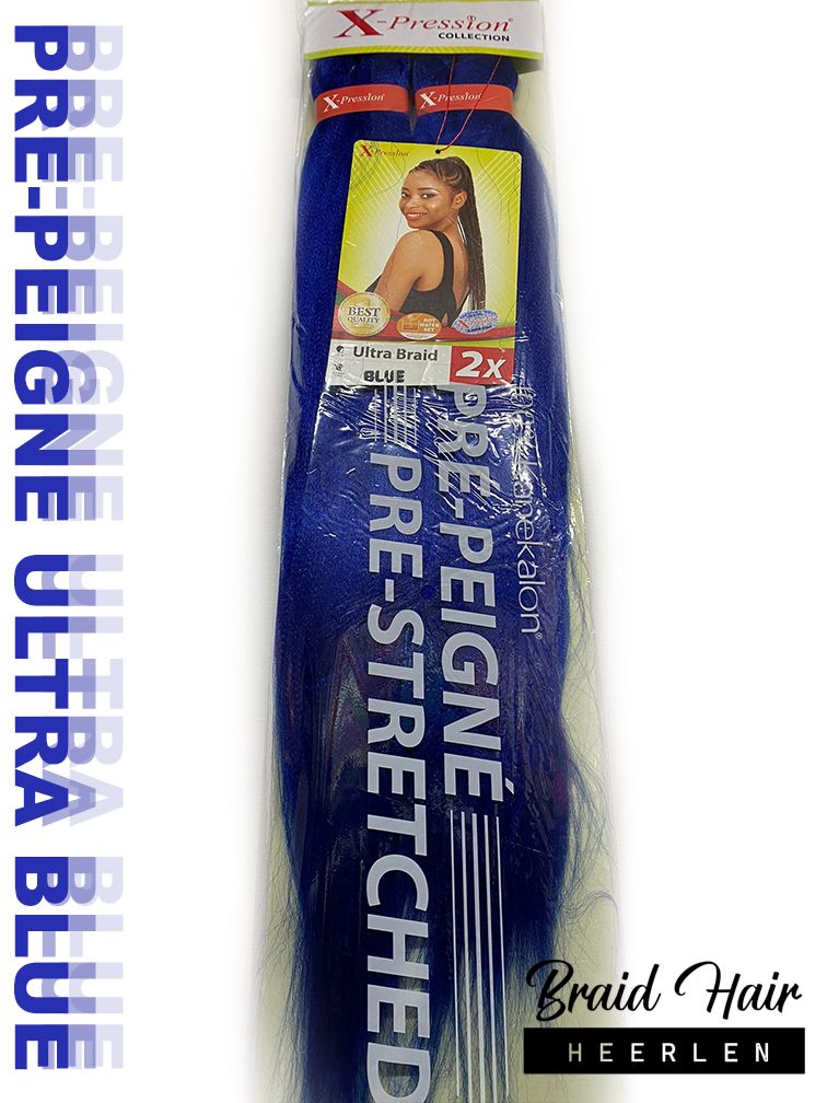 X-pression 2X Pre-Stretched Braid 46'' BLUE