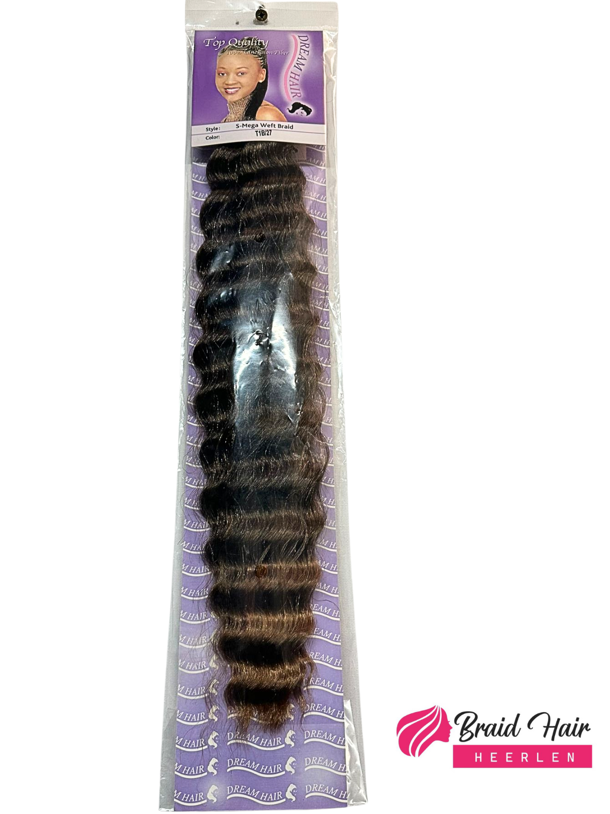 Dream hair Crochet - s-mega weft braid 18" T1B/27