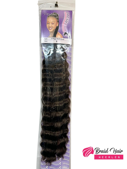 Dream hair Crochet - s-mega weft braid 18" 6