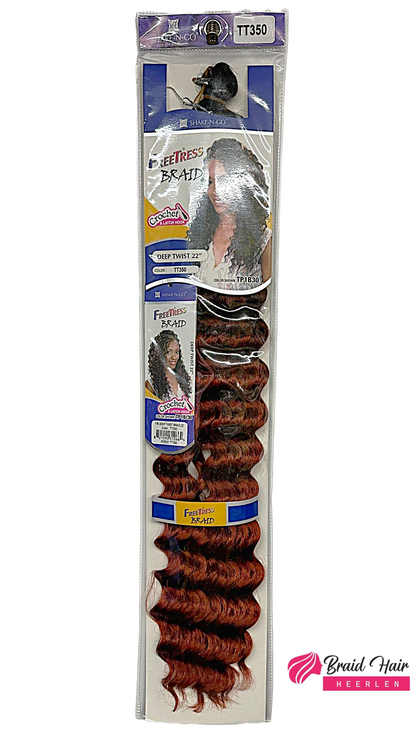 Freetress Crochet Braid Deep Twist 22″  TT350