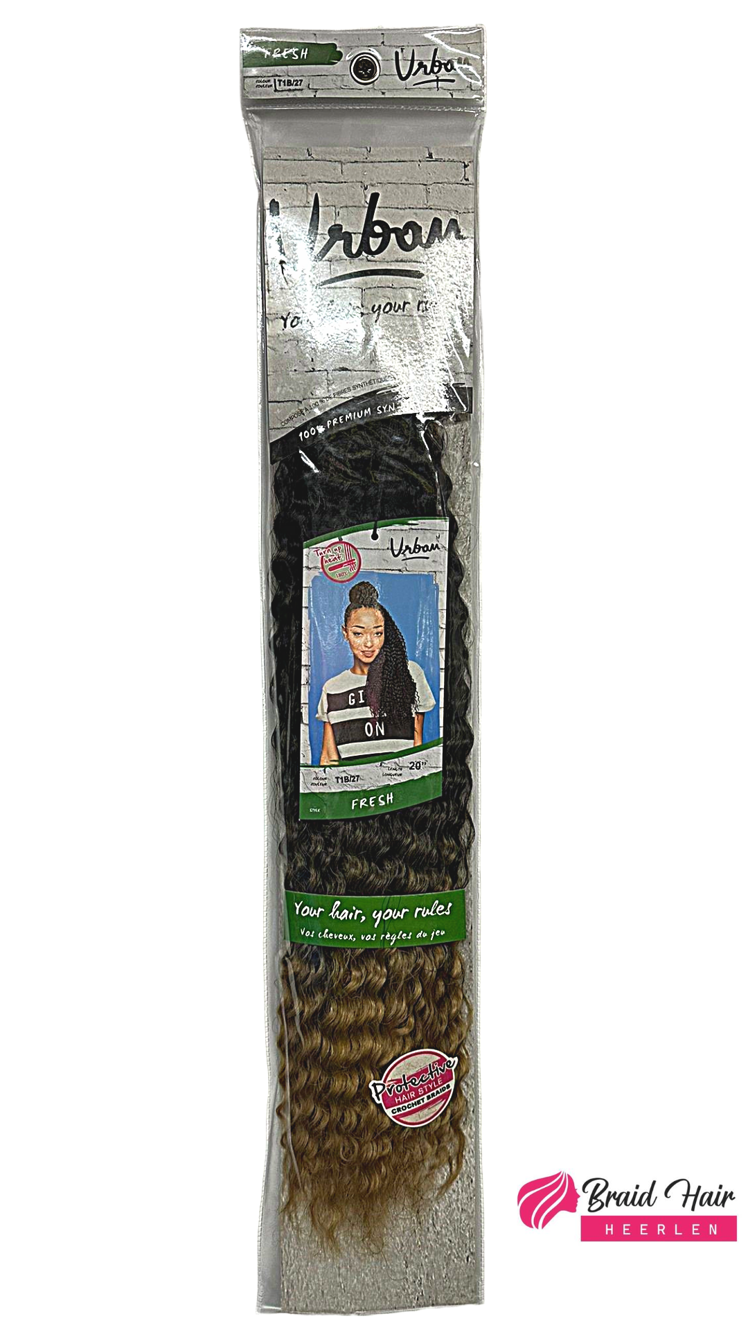 Urban Crochet Braid Fresh 18" T1B/27