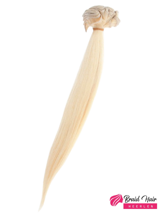 Weave van echt mensenhaar stijl blond