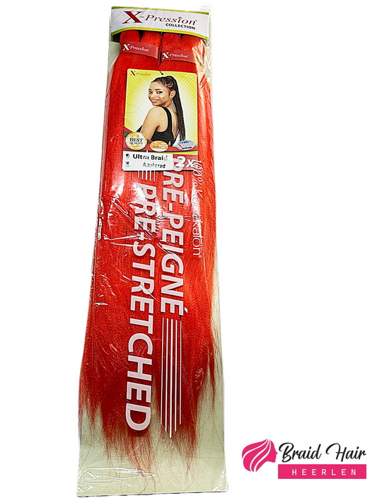 X-pression 2X Pre-Stretched Braid 46'' Applered