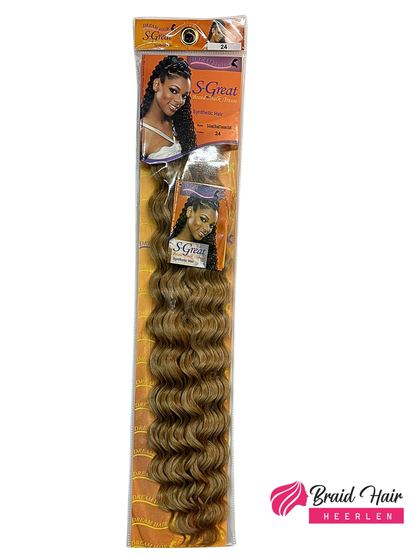 S- great Crochet - braid/tresses bulk 18" 24