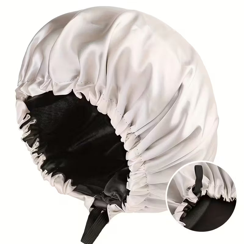 Satijnen Bonnet – Voor Slaap & Haarverzorging