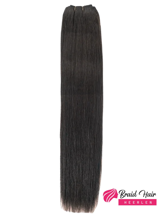 Weave Natuurlijk Haar Stijl – Zwartbruin (Extra Volume)