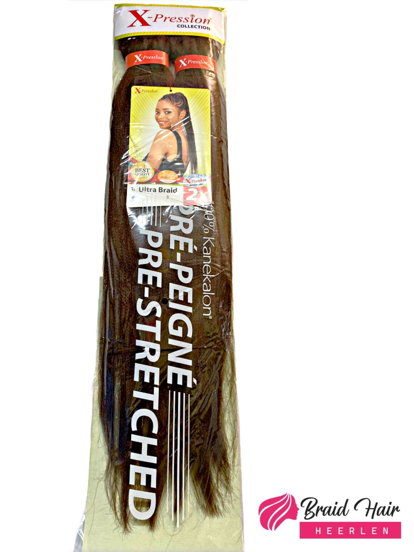 X-pression 2X Pre-Stretched Braid 46'' 8