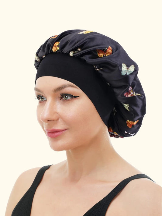 Haarmuts met vlinderprint,